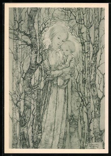 Künstler sulamith - künstler-ak,