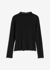 Transparentes Langarmshirt Gr