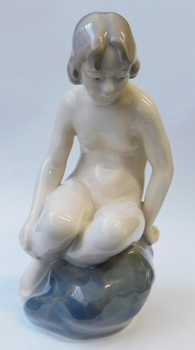 Porzellanfigur meerjungfrau - porzellanfigur,