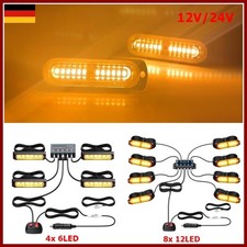 Stroboskop LED Frontblitzer 12V/24V Warnlicht Blinklicht Leuchte für KFZ LKW PKW