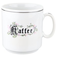 Kaffeebecher Kronester Bavaria Anno Dazumal Guten Appetit schwarz