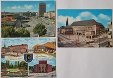Postkarten Lot 3 x BOCHUM Ansichtskarten gelaufen mit Briefmarken frankiert