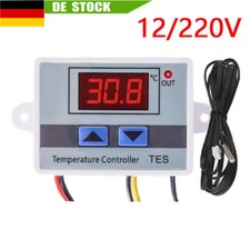 Digital Led Temperaturregler Thermostat Control Temperatur Fühler Regler 12/220V