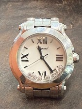 Chopard Happy Sport 8475 Edelstahlband, 0,39ct., 18,5 cm, 36mm, aus 10/2008