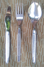 NVA Besteck Essbesteck 3 teilig gest.NVA Grenztruppen Fallschirmjäger Armee DDR