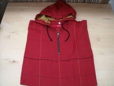 Signum Hoodie Jacke Kaputzenjacke Gr.M Rot Gelb Schwarz Kariert Neu #EH089