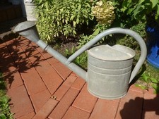 alte Zink-Gießkanne " Foron " 7,5 l dicht schöne Patina