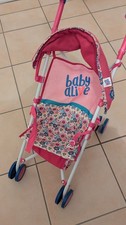 Baby Alive Puppen Kinderwagen, Puppenbuggy Zusammenklappbar, So Gut Wie Neu 