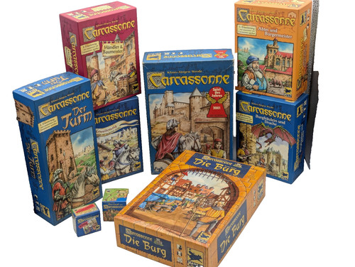 Carcassonne konvolut basis 8 - carcassonne,