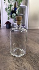 Glasflasche mit Korken (500