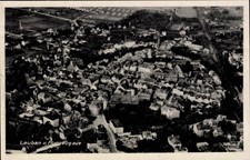 Ak Lubań Lauban Schlesien, Luftaufnahme von  Stadtansicht, 1943 - 11427592