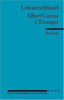 Albert camus letranger - albert, camus: