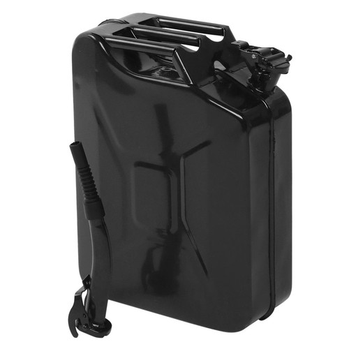 20l black steel kanister - black, +