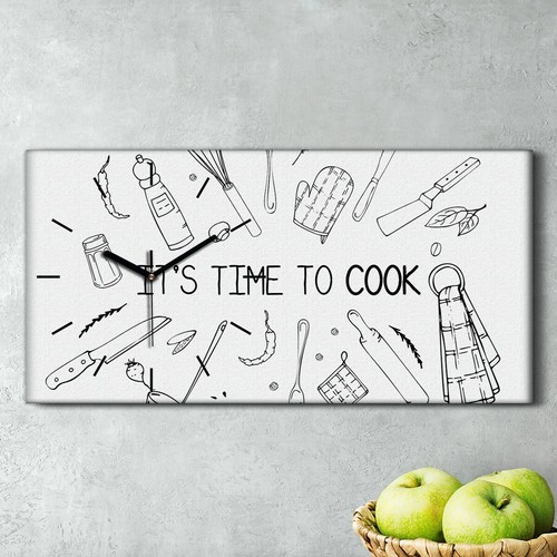 Wandkunst leinwand bild uhr - leinwand,