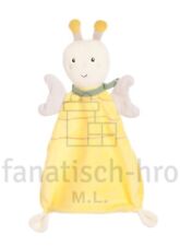 Fehn Schmusetuch Biene Schmetterling Raupe gelb Kuscheltuch 388664 Schnuffeltuch