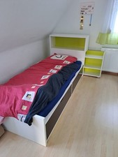 Bettgestell IKEA Flaxa 90 x 200 cm    mit Lattenrost (Rollrost).