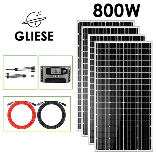 800w solarmodul set - 800w,