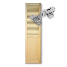 Naturweiße Holzlamellentür