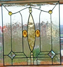 Bleiverglasung Jugendstil- Fensterbild n. Peerboom- Entw. von 1910 in Tiffany 