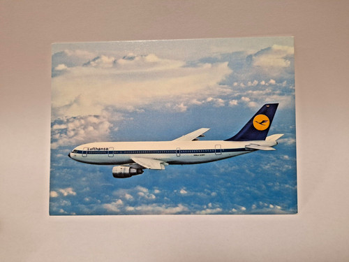 Postkarte airbus 300 - airbus, a