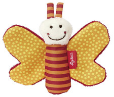 SIGIKID 41181 Greifling Schmetterling Red Stars Mädchen und Jungen Babyspielzeug