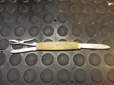 altes DDR Taschenmesser GML Leegebruch VEB Scheunenfund Sammlung mit Schere