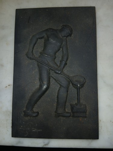 Gusseisen wandbild relief - gusseisen,