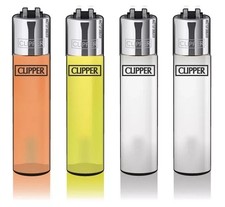 Clipper® Bunte Vielfalt: 4er Pack Feuerzeuge - Nachfüllbar und Zuverlässig NEU
