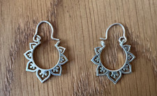 * Creolen Silberfarben Boho Oriental *