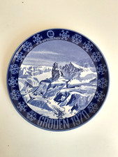 Wandteller  “Gröden 1970” Weltmeisterschaft Winter - Sammeln & Seltenes