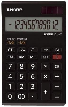 Sharp el124twh tischrechner - el124twh,