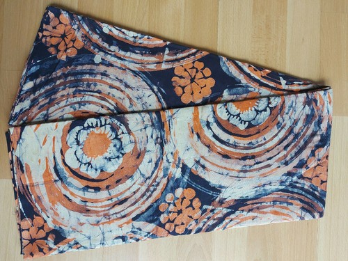Handgemachter batikstoff aus - handgemachter,