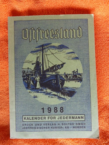 Ostfriesland kalender 1988 - ostfriesland,