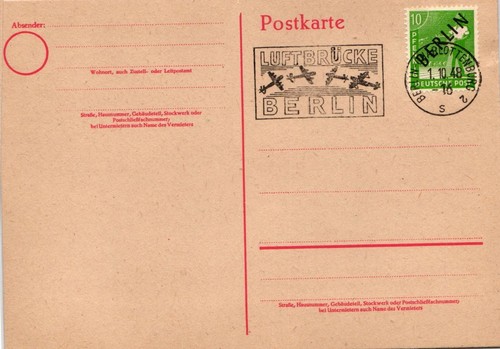 Berlin auf postkarte - berlin,