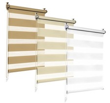 Fensterrollo Klemmfix ohne Bohren Doppelrollo Duo Rollo Easyfix für Fenster Tür