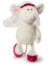 NICI Maus 35cm groß Braut