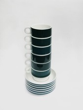 ROSENTHAL STAPELGESCHIRR TASSE UNTERTASSE Roericht HFG Design Ulm THOMAS TC 100