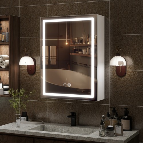 Spiegelschrank mit led - spiegelschrank,