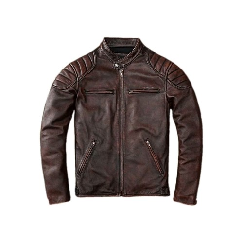 Bikerjacke lederjacke herren - bikerjacke,
