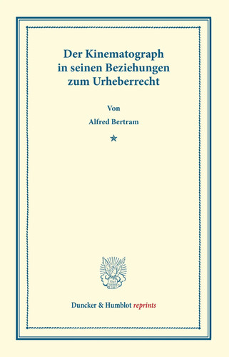 Der kinematograph seinen - der,