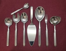 Wmf Onda Cromargan Vorleger 8 teiliges Servierbesteck u.a Salatbesteck 