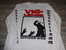 Vio-lence Rar Unworn LS Shirt Thrash Metal Nuclear Assault Whiplash Exodus Risk