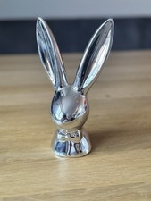 Silberner deko hase 20cm - deko-hase,