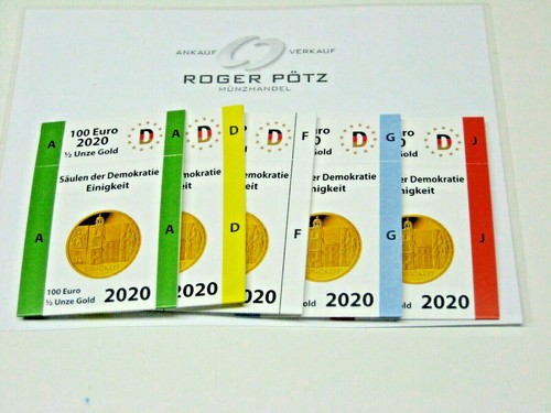 Münzschuber für die - 5, 100
