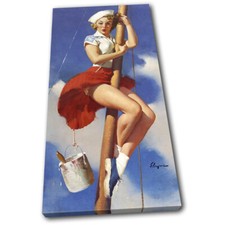 Vintage Girl Poster Sexy Retro