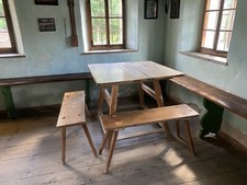 Vorbank aus altem Holz