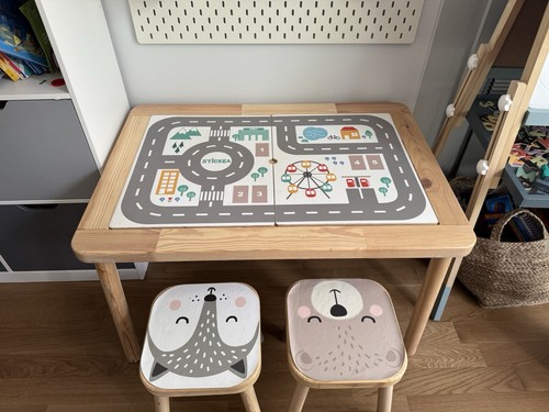 Kinder holz spieltisch mit - kinder,