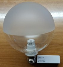 3x VESOI LED Lampe G9 5W 2700K mit Glasschirm d=120mm Sockel E27 - neu,unbenutzt