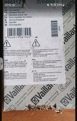 Vaillant servodruckregler gas - vaillant,