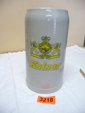 3218.      Alter Steingut Bierkrug  Kaiser Bräu Bayern   Bierkrug   3 L